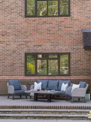 Chillington  5-Seat Lounge Set  Adustable Table- (Anthracite) - image 2