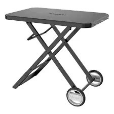 Cozze®folding table with wheels black