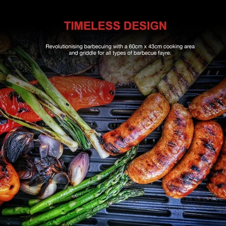 Grillstream Carbon 3 Burner with Side Burner - Black - image 3