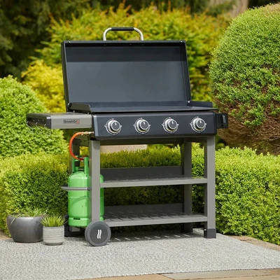 Grillstream SmashGrill 4 Burner - Matt Black