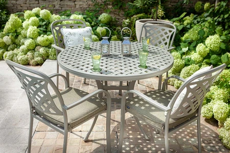 Hartman Berkeley 4 Seat Round Dining Set Maize - image 2