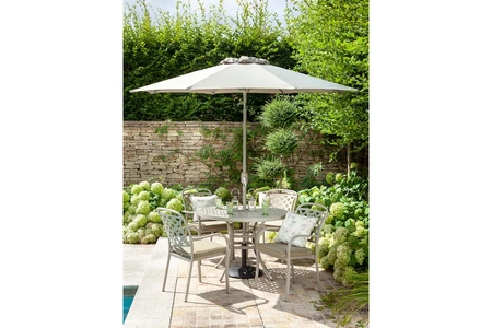 Hartman Berkeley 4 Seat Round Dining Set Maize - image 3