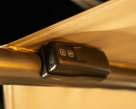 Kettler Orion 3x3 Cantilever Parasol Grey/Slate - image 3